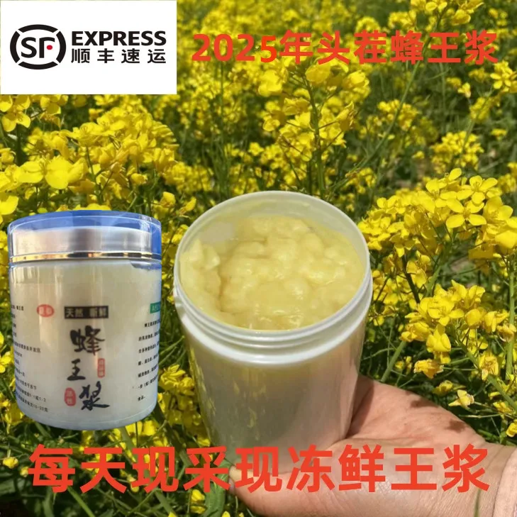 2025年头茬春浆蜂王浆500克一瓶新鲜蜂王浆