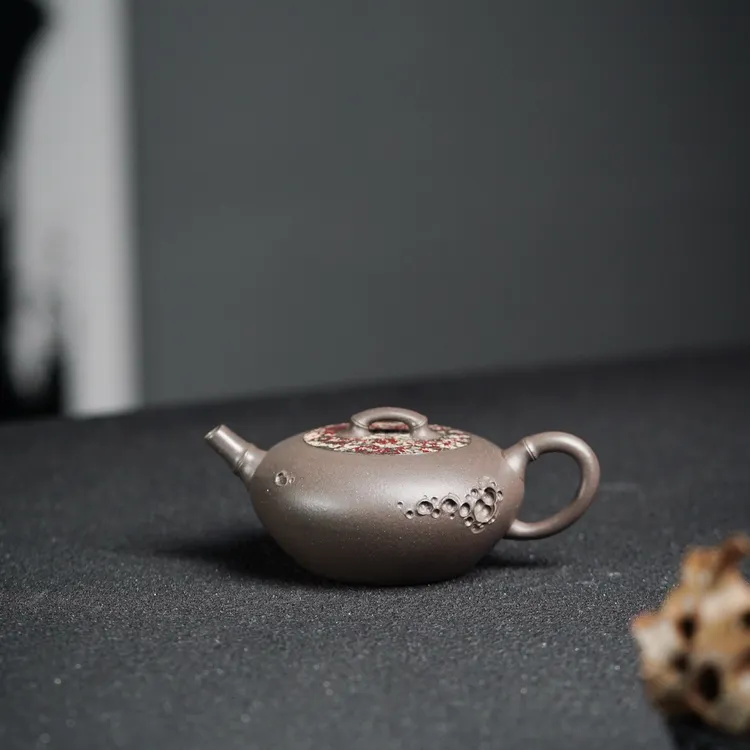 竹石研山·精品·泥绘粉浆 160cc·原矿青灰泥