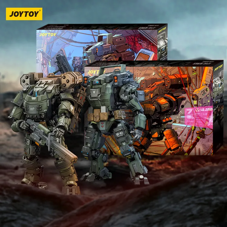 JOYTOY/暗源【圣诞礼物】天启系列 磐石&暴风初飓 机甲可动模型玩具