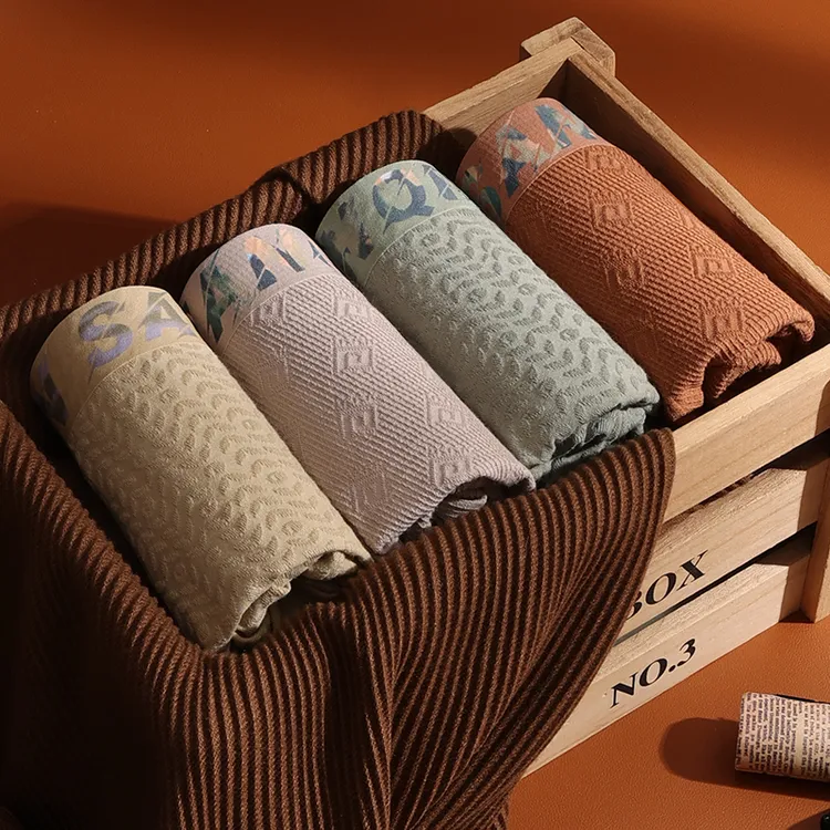 Tigana男士内裤男款7A抗菌人参裆平角裤舒适透气四角裤学生短裤头