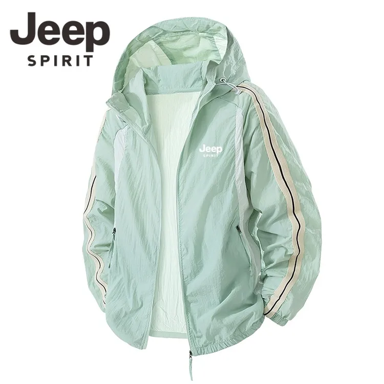 JEEPSPIRIT薄款防晒衣服夏季男女同款情侣宽松轻薄防紫外线防泼水