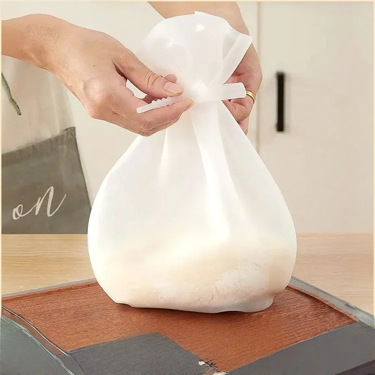 和面袋食品级硅胶揉面袋加厚大号不沾家用烘焙食物收纳揉面垫