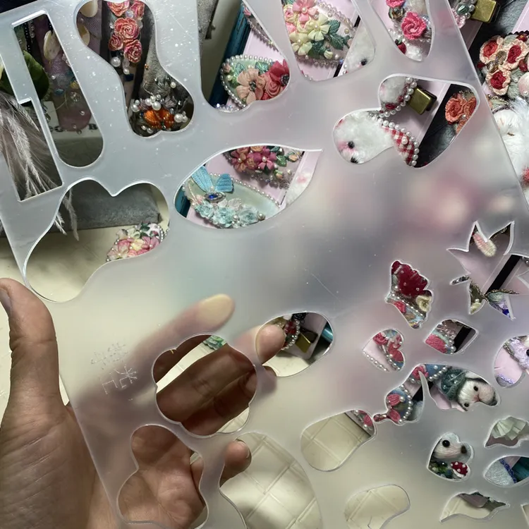 发夹模板刺绣发夹模板