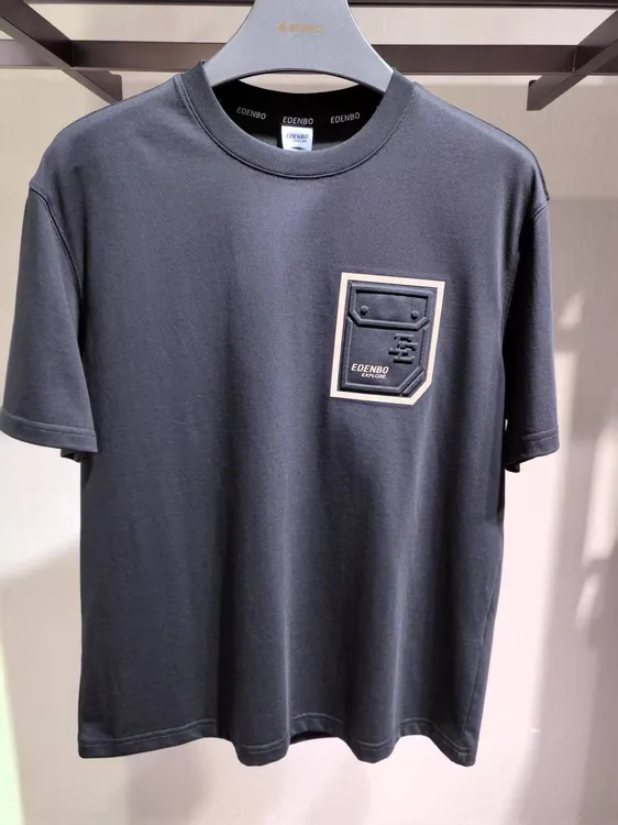 爱登堡新时尚休闲圆领T恤夏季