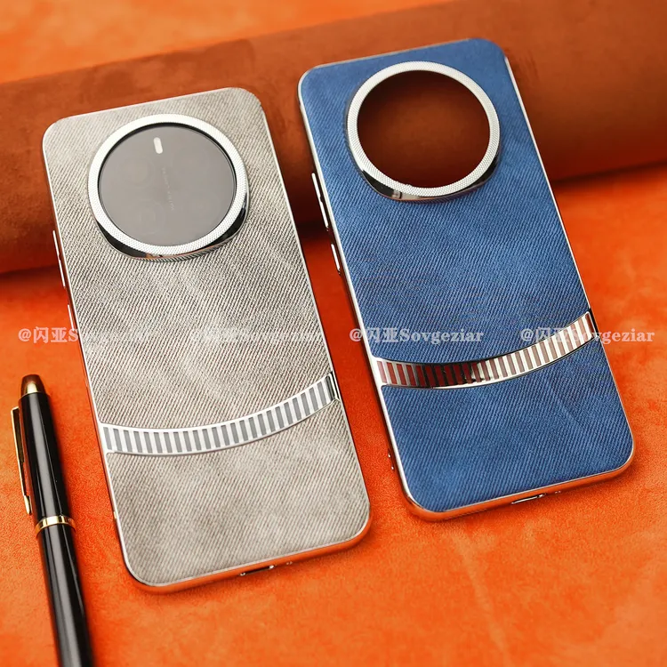 【电镀拼接+牛仔布】适用于荣耀Magic7手机壳纹超薄裸机防摔