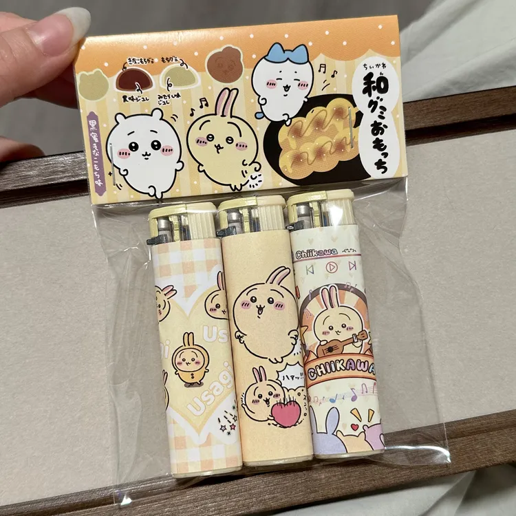 新款乌萨奇可爱卡通打火机防风粗支款少女心创意男女友生日礼物