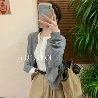 【鹿十七】秋冬气质温柔全羊毛开衫