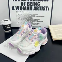 【米果妈】女童2025秋季新款双层加厚超轻运动鞋X803-3
