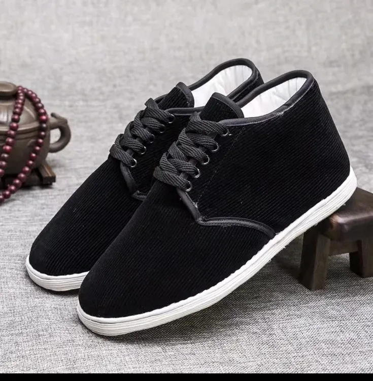 【五眼棉】灯芯绒手工千层底布鞋男女同款老北京大棉鞋男款棉鞋