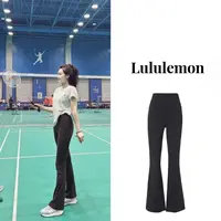 lululemon露露乐蒙 Groove系列 喇叭裤透气运动裤