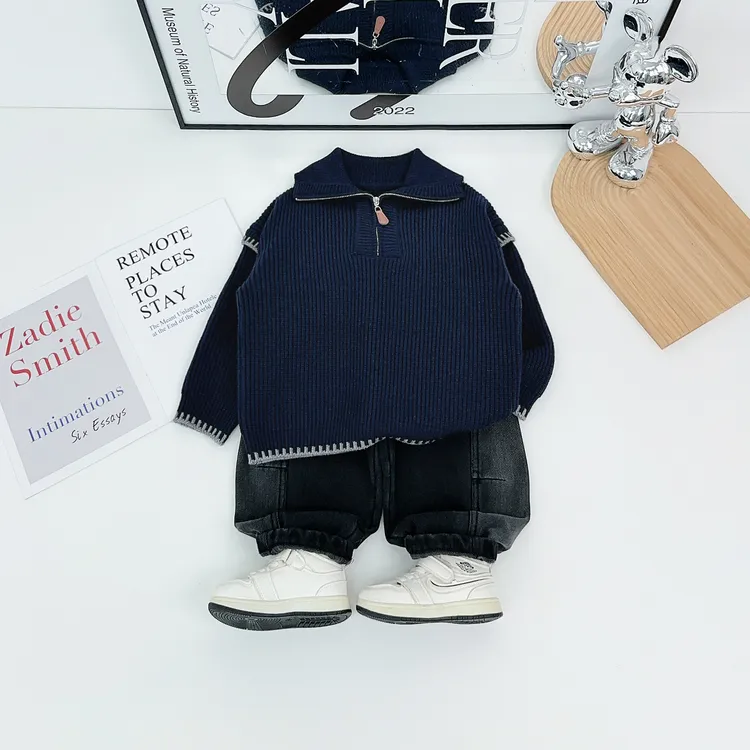 男童毛衣打底衫儿童衣服2025新款秋冬装 YMDX190 悠悠童话童装