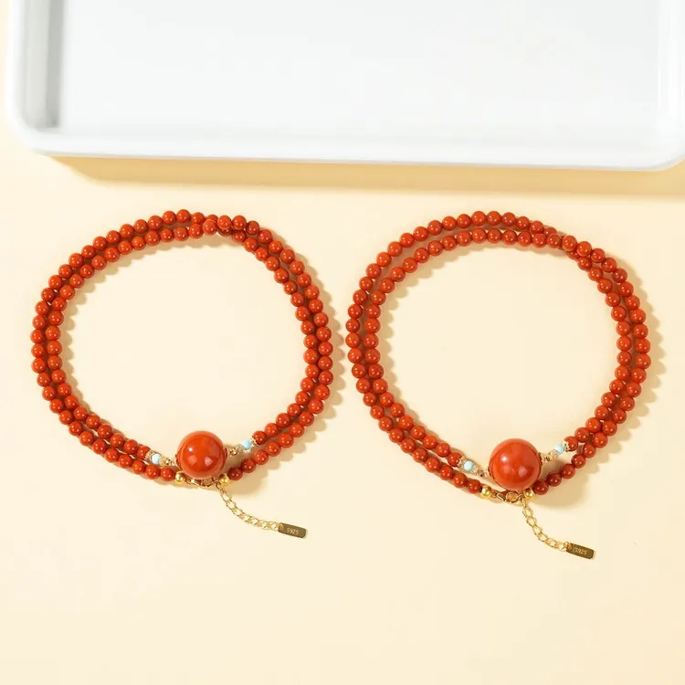 【云上好物】南红项链-多样性发其一-大单珠14.5mm-DS71815（甄选）