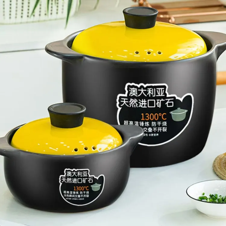 【养生砂锅】砂锅家用炖锅汤锅煲汤高颜值煤气灶明火煲汤锂瓷锅煮锅
