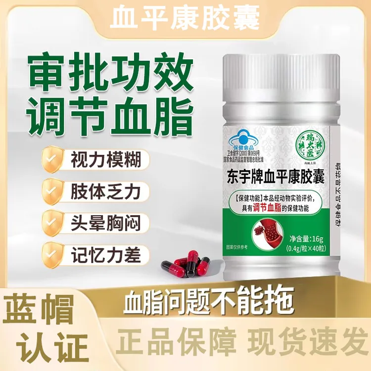 瑞太医东宇牌血平康胶囊红花桃仁辅助调节血脂官方正品内廷上用