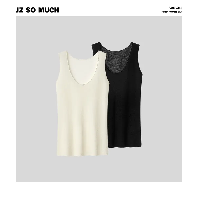 金子so much/JZ SO MUCH【泡沫之夏】绵羊毛清透干爽百搭空气背心