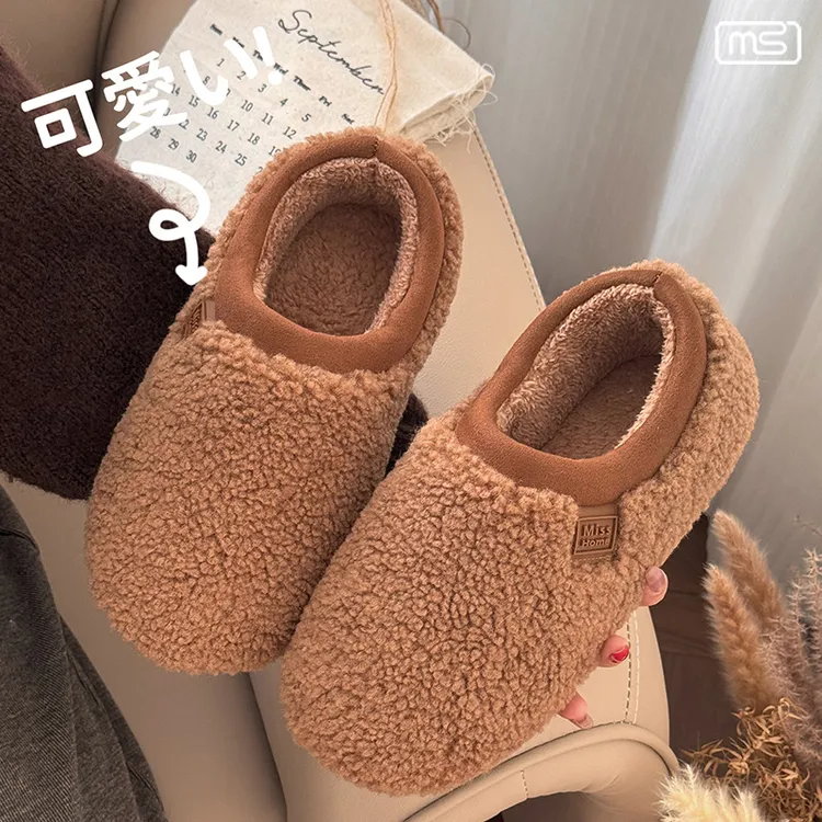 2025秋冬季棉鞋女款复古时尚暖呼呼居家轻便舒适户外加厚加绒保暖
