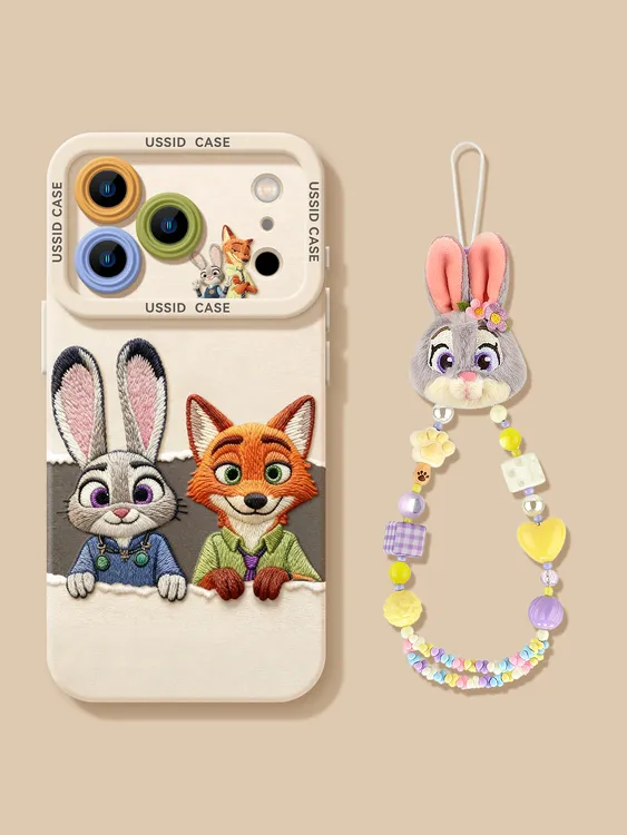 疯狂动物城朱迪尼克适用iphone17promax苹果手机壳16/15全包14/13