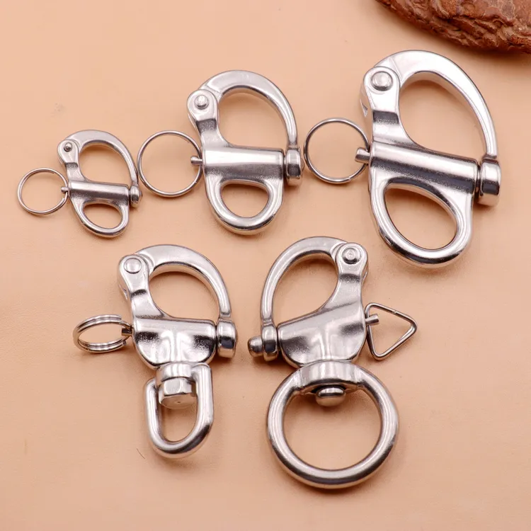 屈臣 氏不锈钢挂扣 海军扣 战术快开卸扣 腰带扣 户外用具男士汽