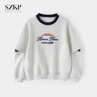SZKP秋季2025新款女童时尚衣服中大童休闲百搭儿童卫衣HSYQ552877