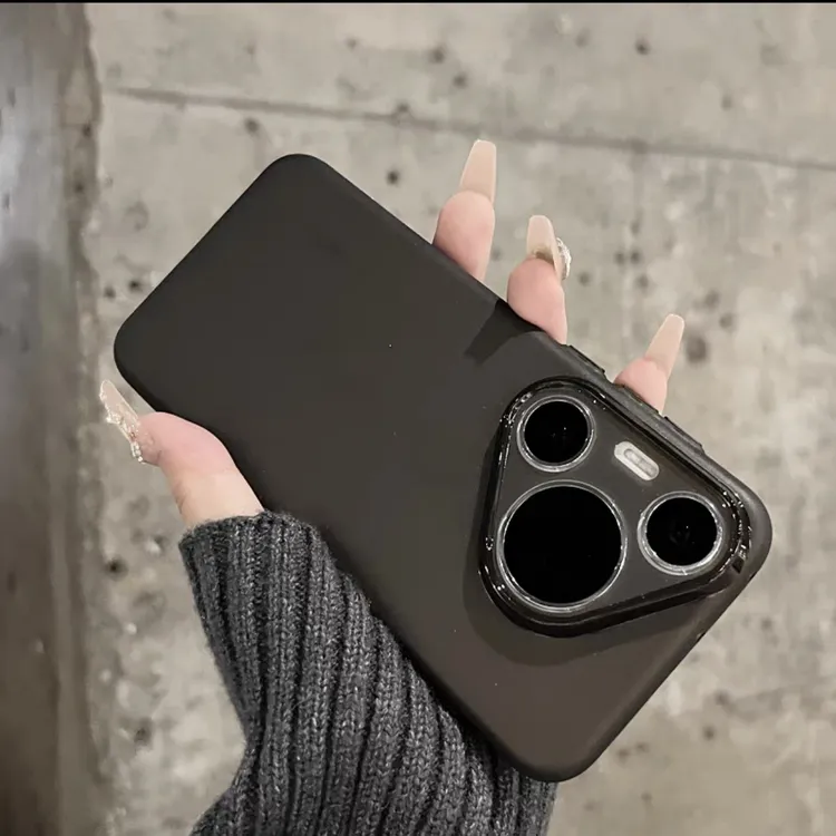 超薄磨砂软壳裸机手感适用华为pura70pro+手机壳pura80全包防摔壳