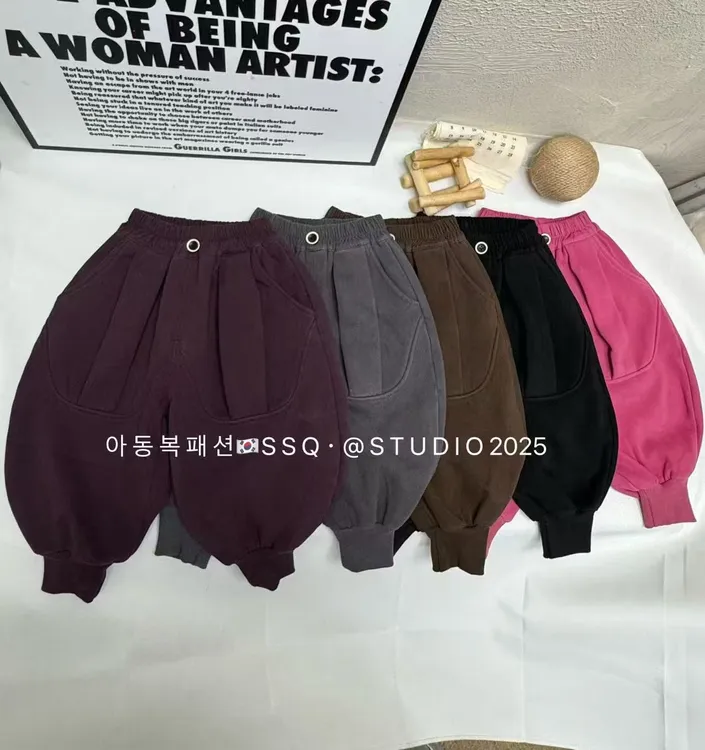 25/加绒高货棉布韩国小裤凸造型挺阔韩版奥粒绒奶哈裤1536