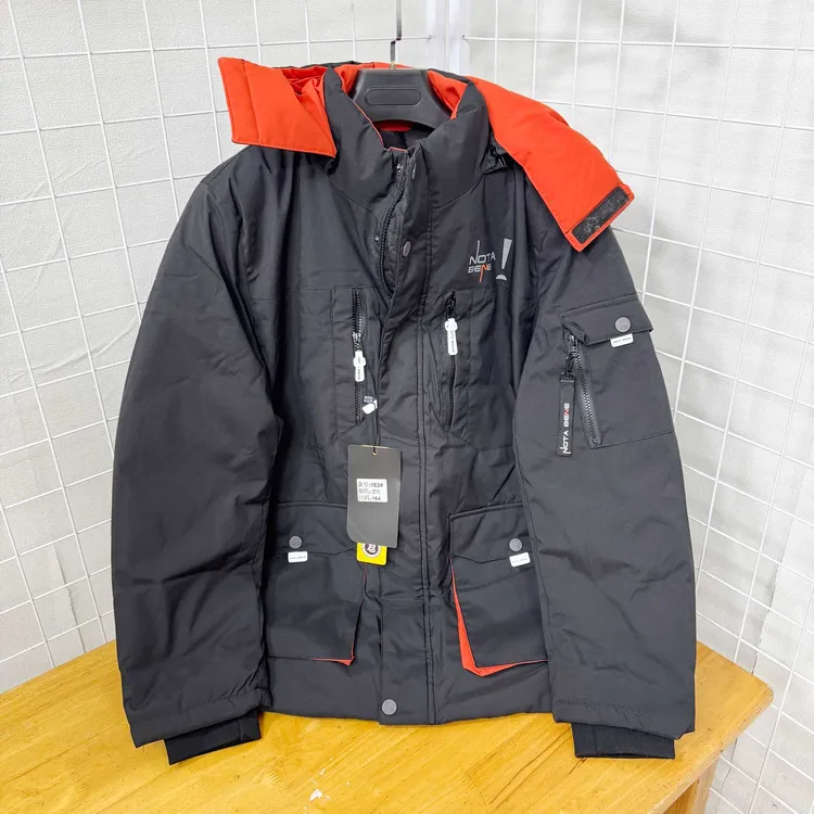 外贸原单厚款亲子棉服防风防水连帽户外保暖棉衣防寒服外套男