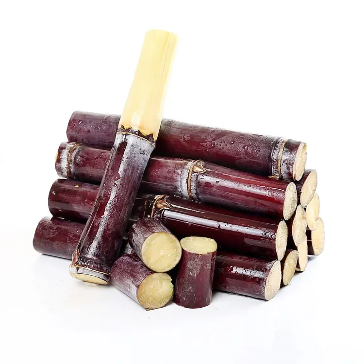 贵州红皮甘蔗新鲜中段脆甜多汁现砍应季孕妇水果手撕皮薄清甜爽口