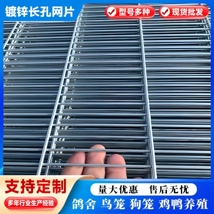 鸽舍围网铁丝网镀锌网片长孔加密防麻雀黄鼠狼鸽棚加密鸽舍地围网