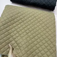 布料咖色菱形格三层绗缝1-1.2-1.5米多拍连裁
