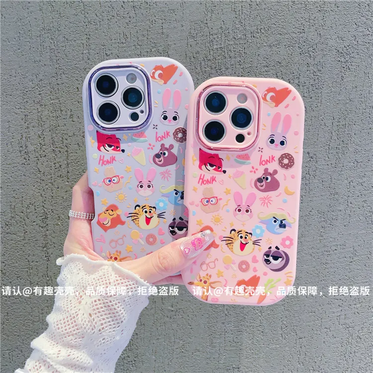 金属小胖妹适用苹果17/iPhone/华为荣耀/VIVO/OPPO/小米手机壳潮