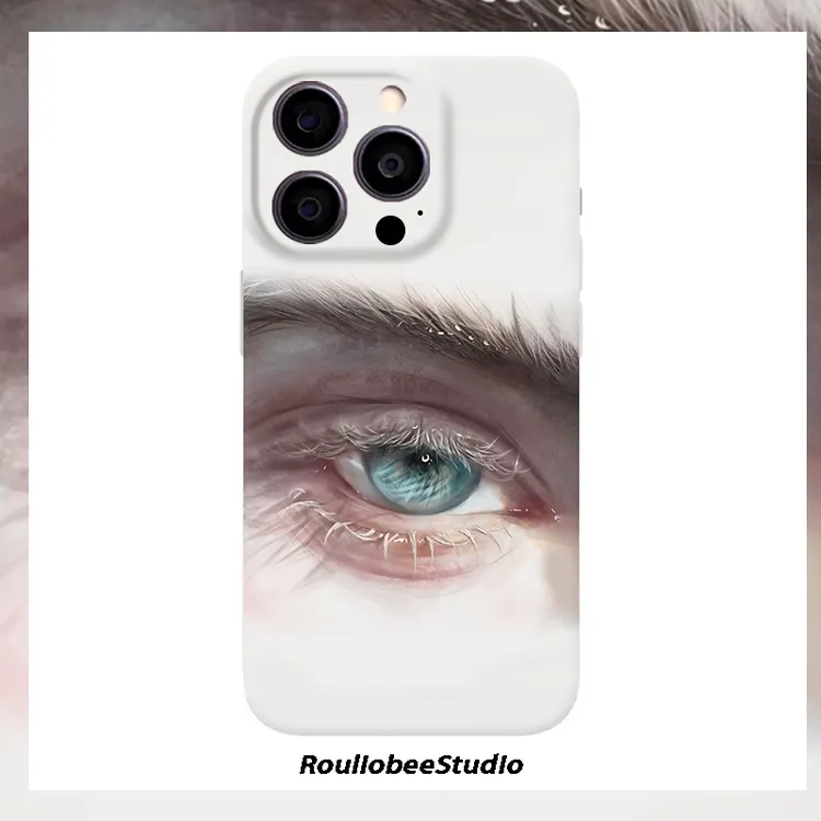 深邃眼睛适用苹果17/16promax菲林手机壳华为p50oppo小米14vivo套