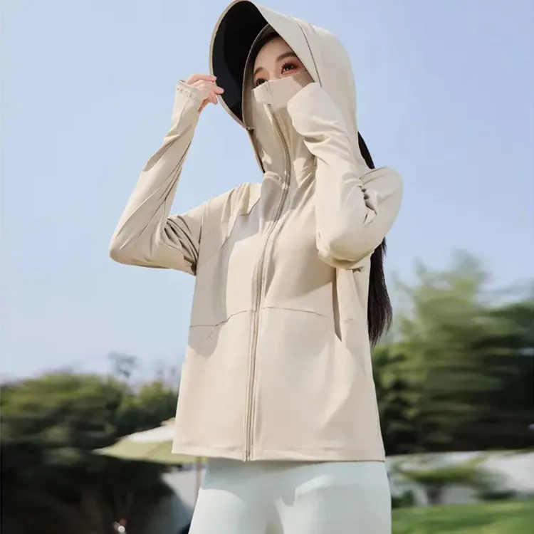 2025防晒衣女款新款夏季透气户外防晒服轻薄骑行外套