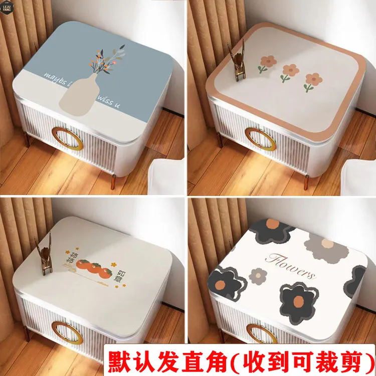 简约床头柜防水垫免洗可擦网红新款卧室保护垫可裁剪简约可爱