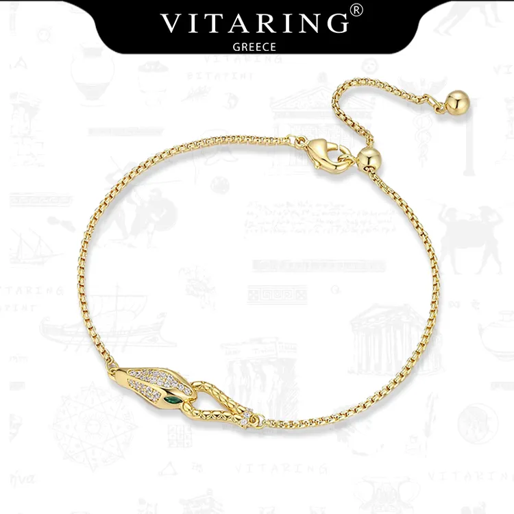 合金合成锆石手链 VITARING永恒系列手链女百搭轻奢通勤轻职风