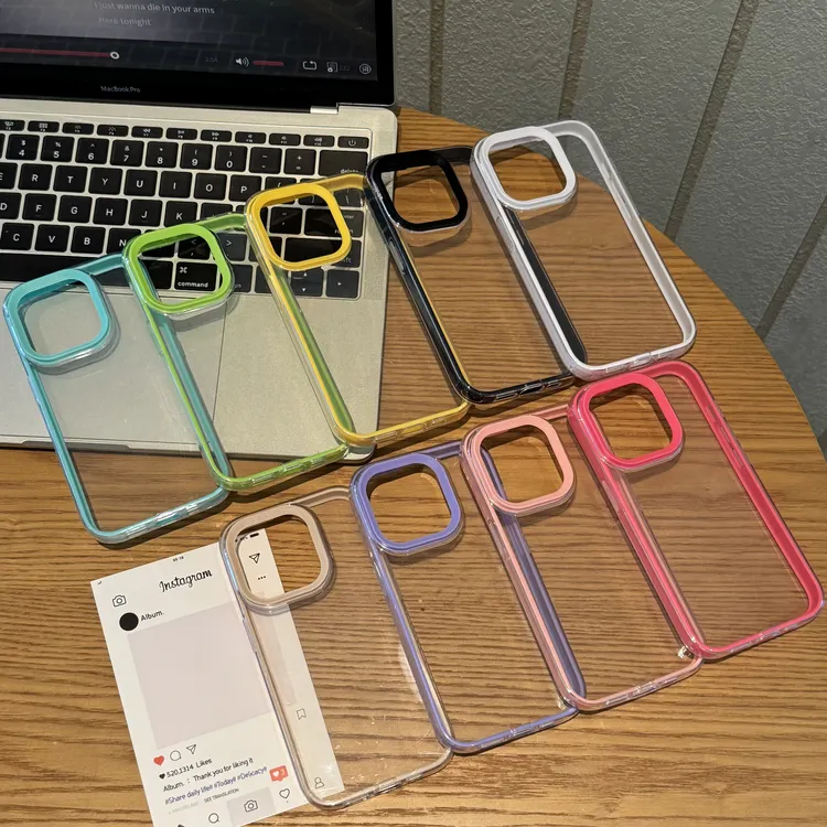 飞虎胜防摔透明三合一适用苹果15/16promax手机壳iphone14/13简约