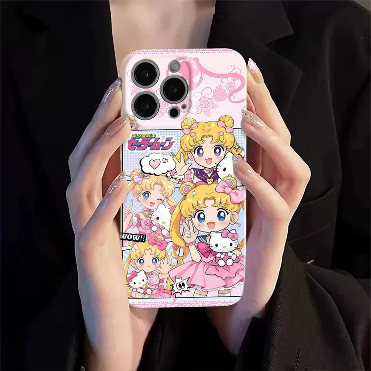 凯蒂美少女适用苹果15iPhone16华为粉色少女心手机壳VIVO小米OPPO