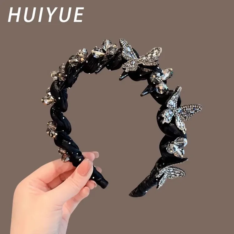 2025新款巴黎王妃蝴蝶发箍女高级感洋气时尚发卡洗脸超好看的头箍