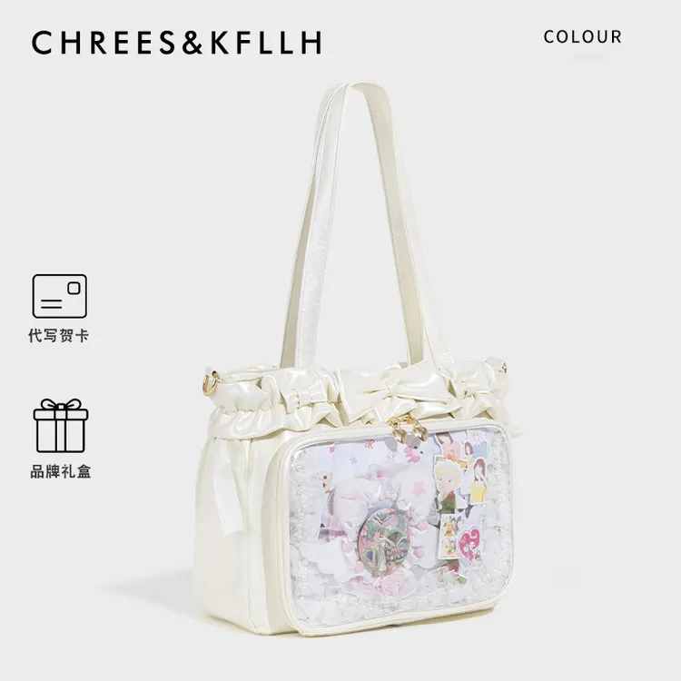 CHREES&KFLLH原创日系二次元托特痛包女2025新款大容量通勤单肩包
