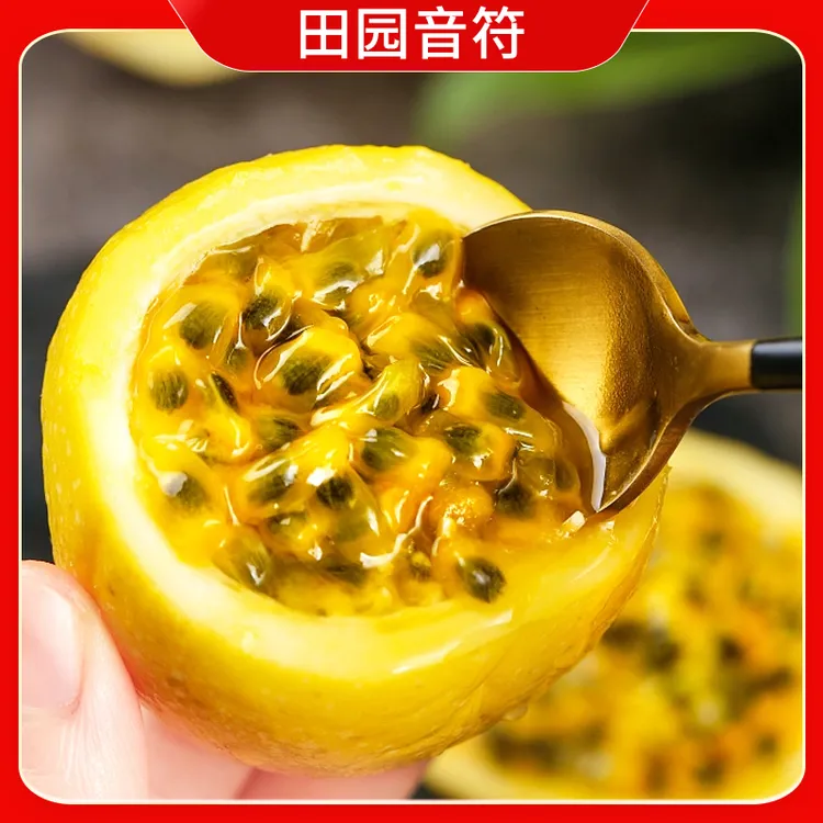 【胡鲜森】广西钦蜜9号黄金百香果2斤3斤单果70-110g东三省可发