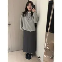 【假两件华夫格卫衣】Polo领卫衣