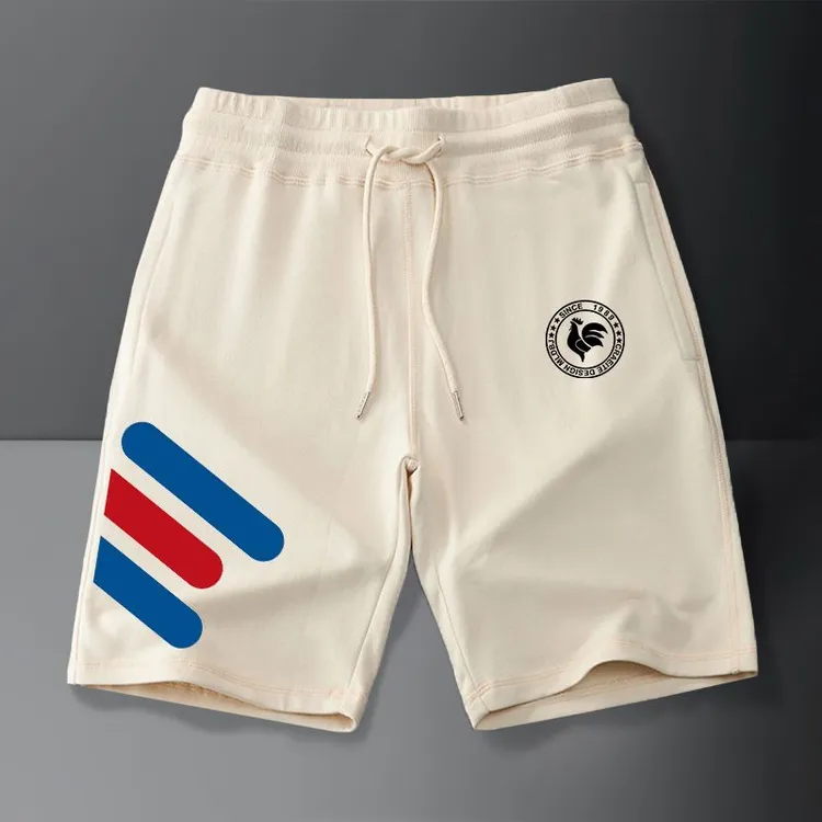 法莱尔公鸡夏季潮流短裤男士五分裤薄款宽松透气休闲裤运动百搭
