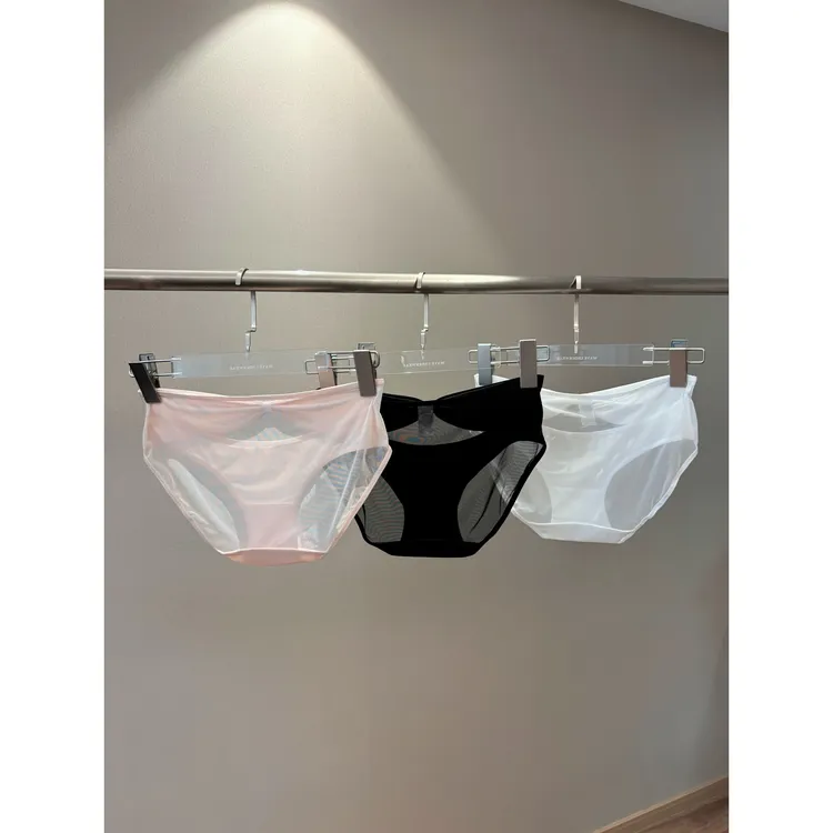 【温柔来信】少年甜美内裤女·黑色L（建议105-115斤蕾丝女士三角裤