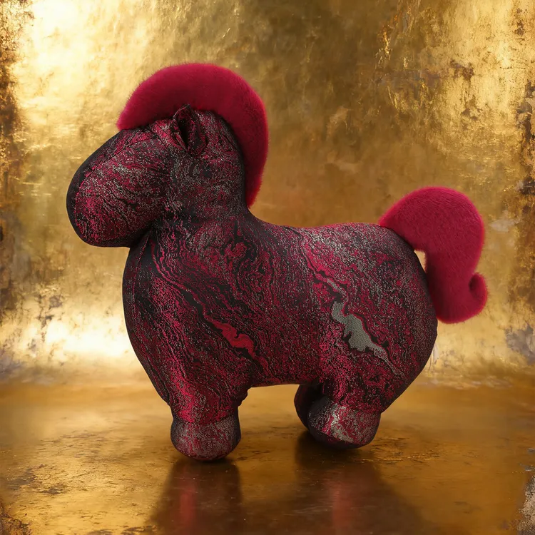 2026马吉祥物生肖小马公仔毛绒玩具公仔艺术摆件公司活动年会礼品