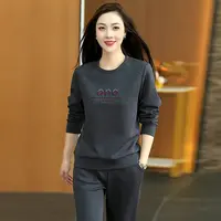 恩狐妈妈装秋装休闲运动套装2025秋季新款时尚宽松两件套中老年女