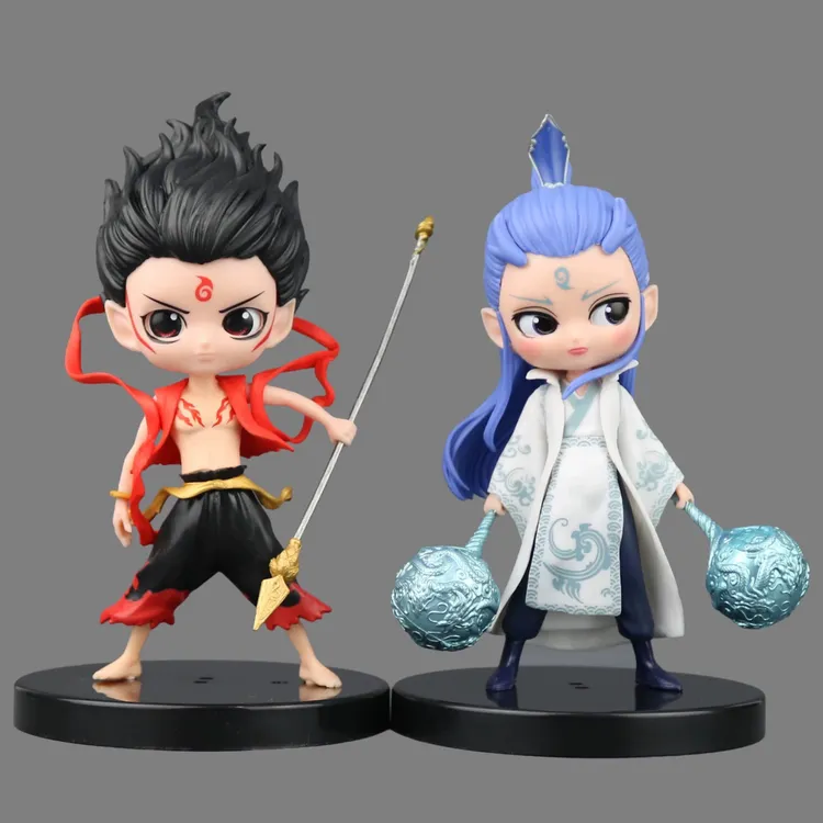 大号哪吒手办Q版动漫 哪吒之魔童降世闹海敖丙 摆件 玩具公仔模型