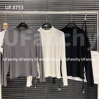 杨杨 UF-8753休闲木耳边上衣