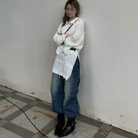 X·HEHE【镂空针织套装】