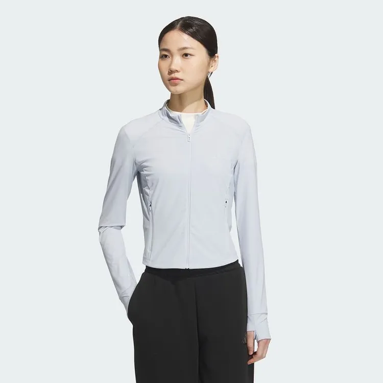 Adidas阿迪达斯女子MH KNIT JKT休闲时尚夹克外套KE5780