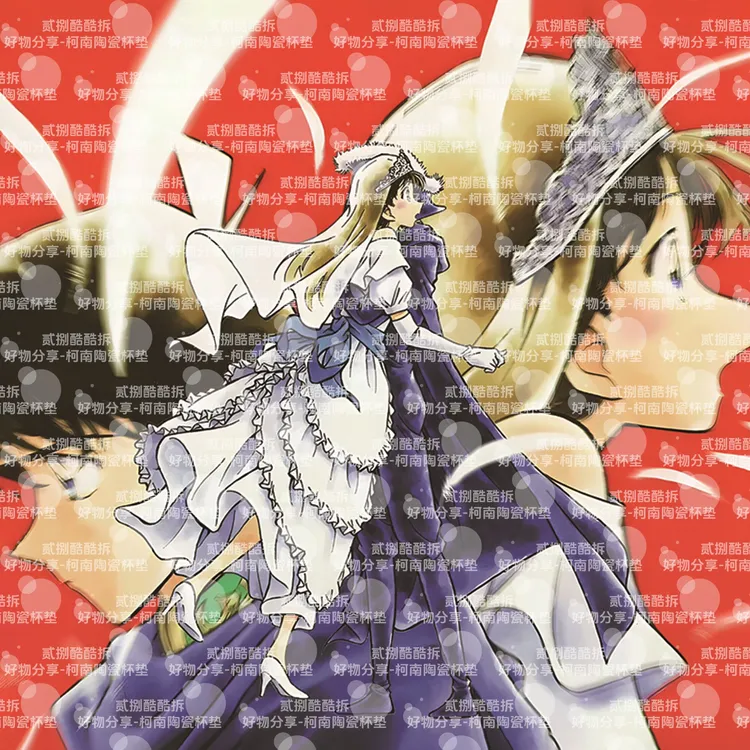 名侦探柯南动漫周边二创/陶瓷杯垫网红明款