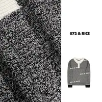 072 & RICE【麦旋风】绵羊毛+山羊绒 秋冬翻领针织衫 31SJ71